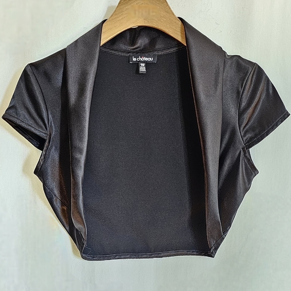 🇨🇦 Le Chateau Bolero Shrug Crop Top - Picture 6 of 16